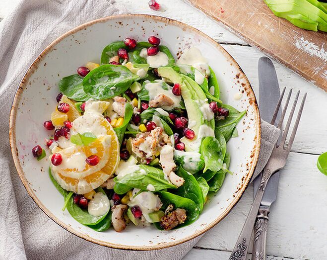 Piatti di verdure e frutta